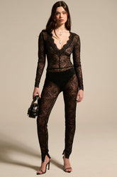 WISH YOU WERE ME LACE JUMPSUIT