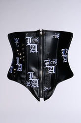 IN THE CITY EMBROIDERED UNDERBUST BELT
