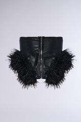 XENON FAUX FUR TRIM BELT