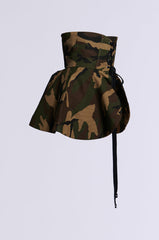 SEE THRU YOU CAMO PEPLUM BELT