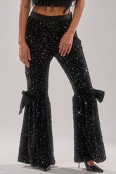 SELENA SPARKLING WIDE LEG PANT
