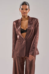 STAY CLOSE IRIDESCENT BLAZER