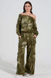NINA CARGO SWEATPANT
