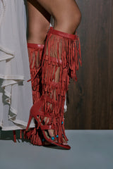 AZALEA WANG AMADEO RED SANDAL