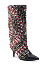 AZALEA WANG FARLEY EMBELLISHED BOOT