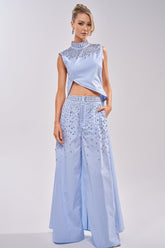 STAR OF THE NIGHT POPLIN BLOUSE