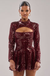 IM YOUR FAVORITE SEQUIN MINI DRESS