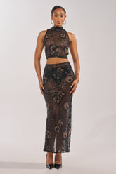 ALL EYES ON ME FLORAL MAXI SKIRT