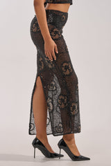 ALL EYES ON ME FLORAL MAXI SKIRT
