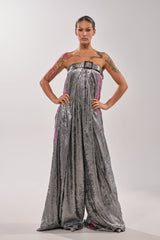 RUN THE SHOW METALLIC JUMPSUIT