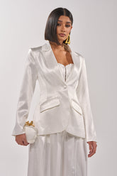 IRIS SATIN BLAZER
