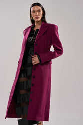 SCARLETT LUXE TRENCH IN PURPLE