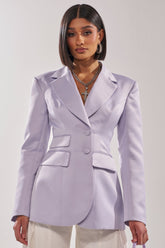 PERFECT FIT BLAZER IN LILAC