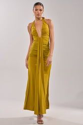 ISLAND LOVE MAXI DRESS IN GREEN