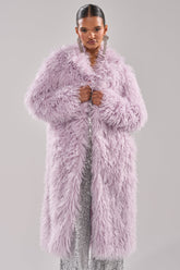 VIOLET SKIES FAUX FUR COAT