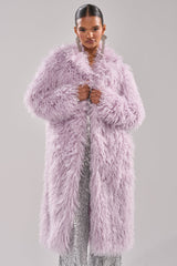 VIOLET SKIES FAUX FUR COAT