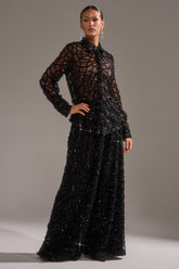 ROXY SEQUIN PALAZZO PANT