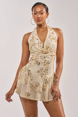 FELICITY EMBELLISHED MINI DRESS