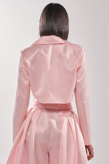 LILA SATIN BLAZER