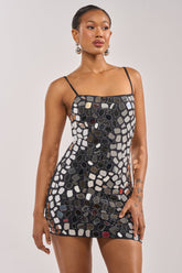 TRUE ICON MIRROR MINI DRESS