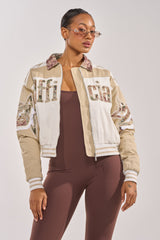 STILL THE ONE EMBROIDERED BOMBER