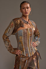 IN THE FUTURE RHINESTONE BOLERO