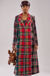 TALK TO ME NICE PATCHWORK TRENCH
