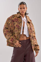 SLIDE ON ME TAPESTRY BOMBER