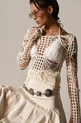 GINA LONG KNIT TOP