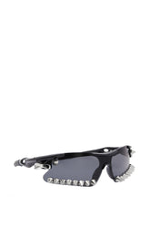 I BITE BACK STUDDED SUNGLASSES