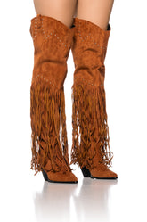 MONTANA SUEDE BOOT IN CAMEL