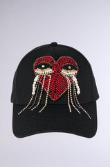 NO TEARS EMBELLISHED HAT