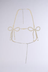 PRETTY PLEASE PEARL BODY CHAIN