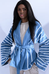 ZEN DENIM KIMONO JACKET