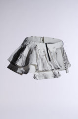 RAYRAY WASHED DENIM BELT SKIRT