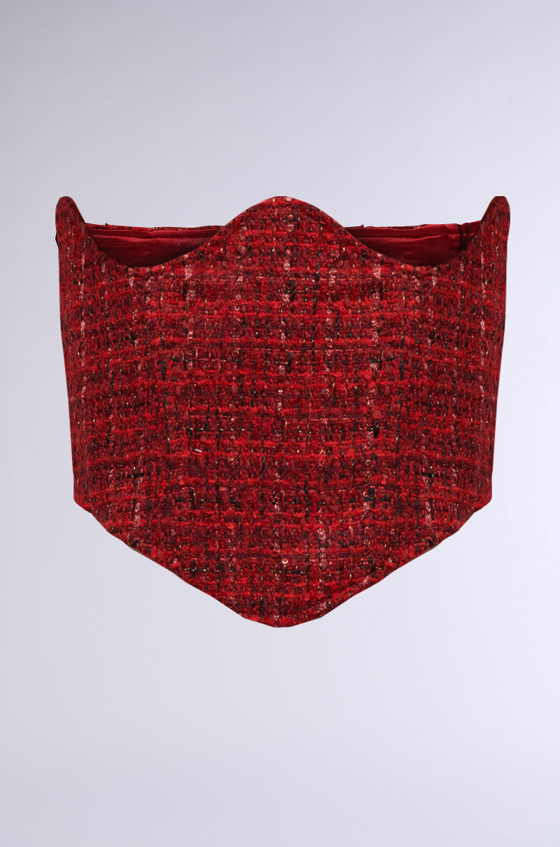 TWEEDY UNDERBUST CORSET BELT
