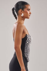 NEVER YOURS ALL OVER PEARL CORSET