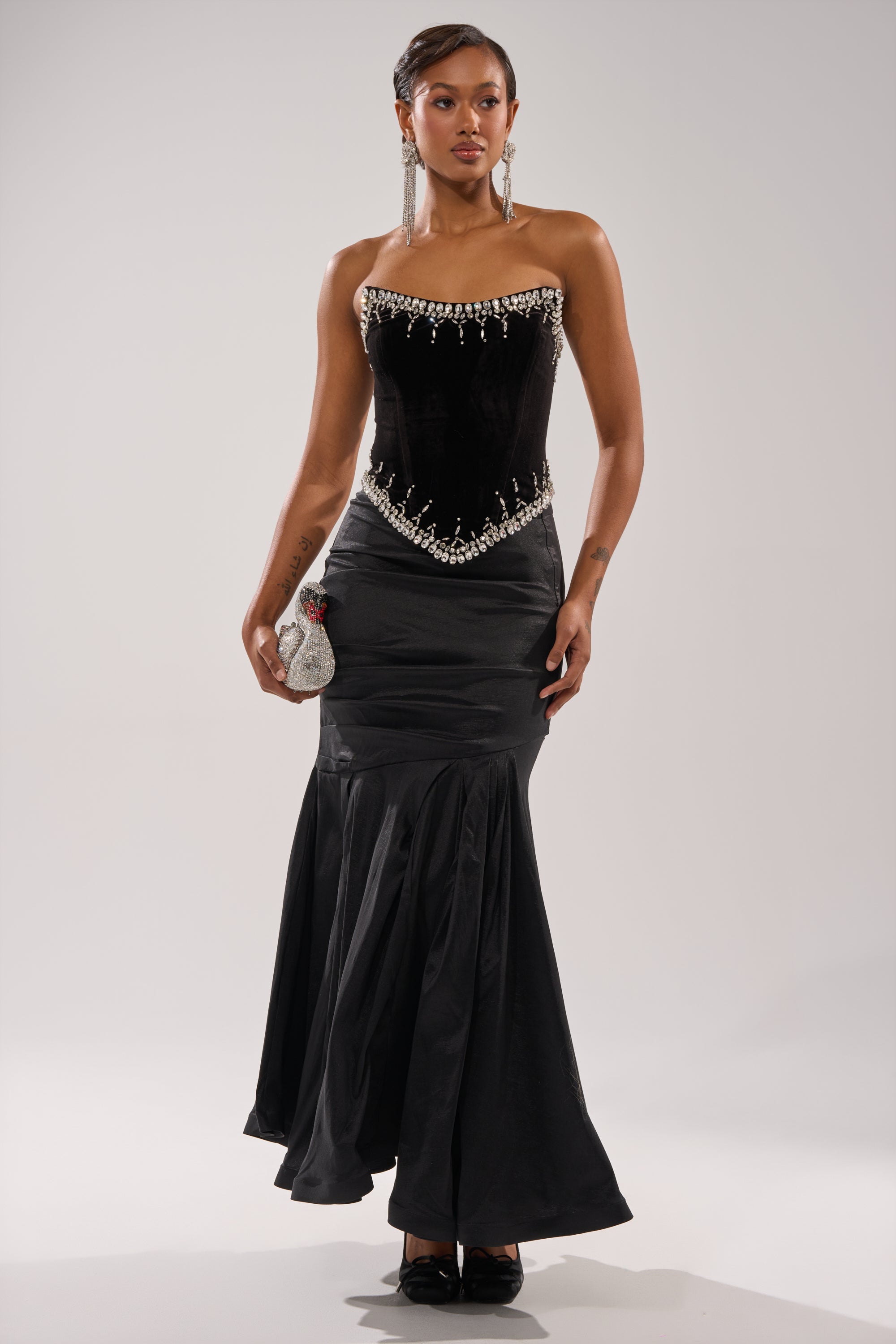 LUX LIFE CORSET IN BLACK