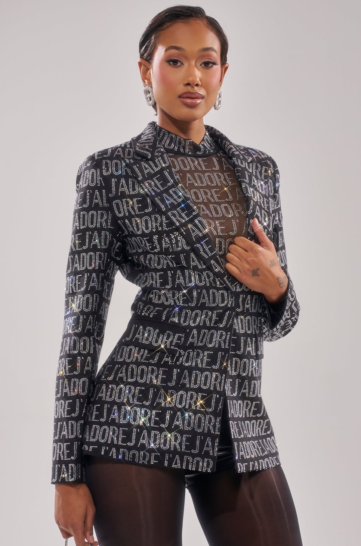 J'ADORE EMBELLISHED BLAZER