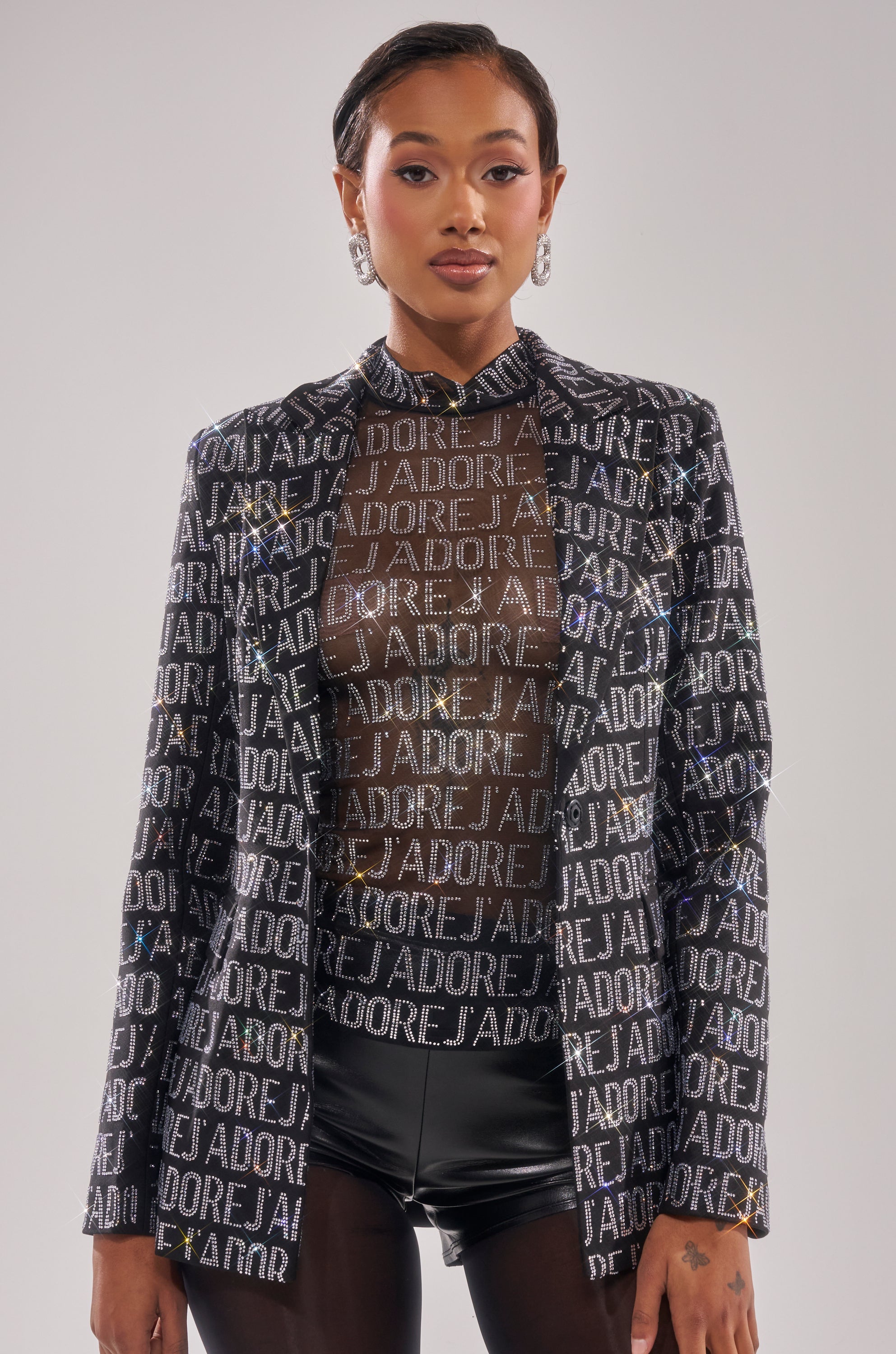 J'ADORE EMBELLISHED BLAZER
