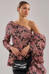SO MUCH IN LOVE BROCADE BLOUSE