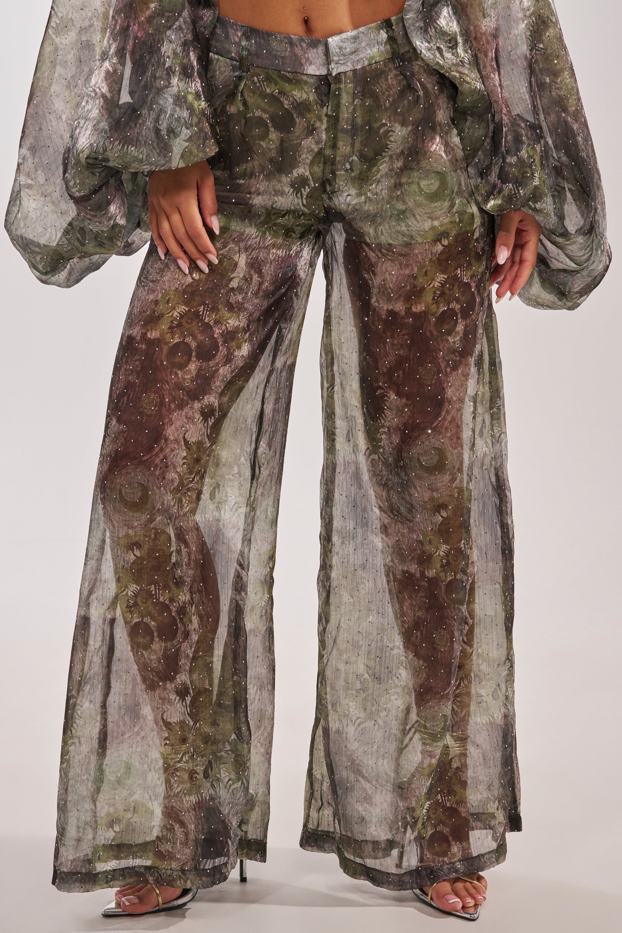 MYSTIQUE FLORAL CHIFFON PANT