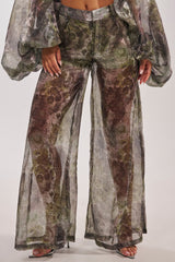 MYSTIQUE FLORAL CHIFFON PANT