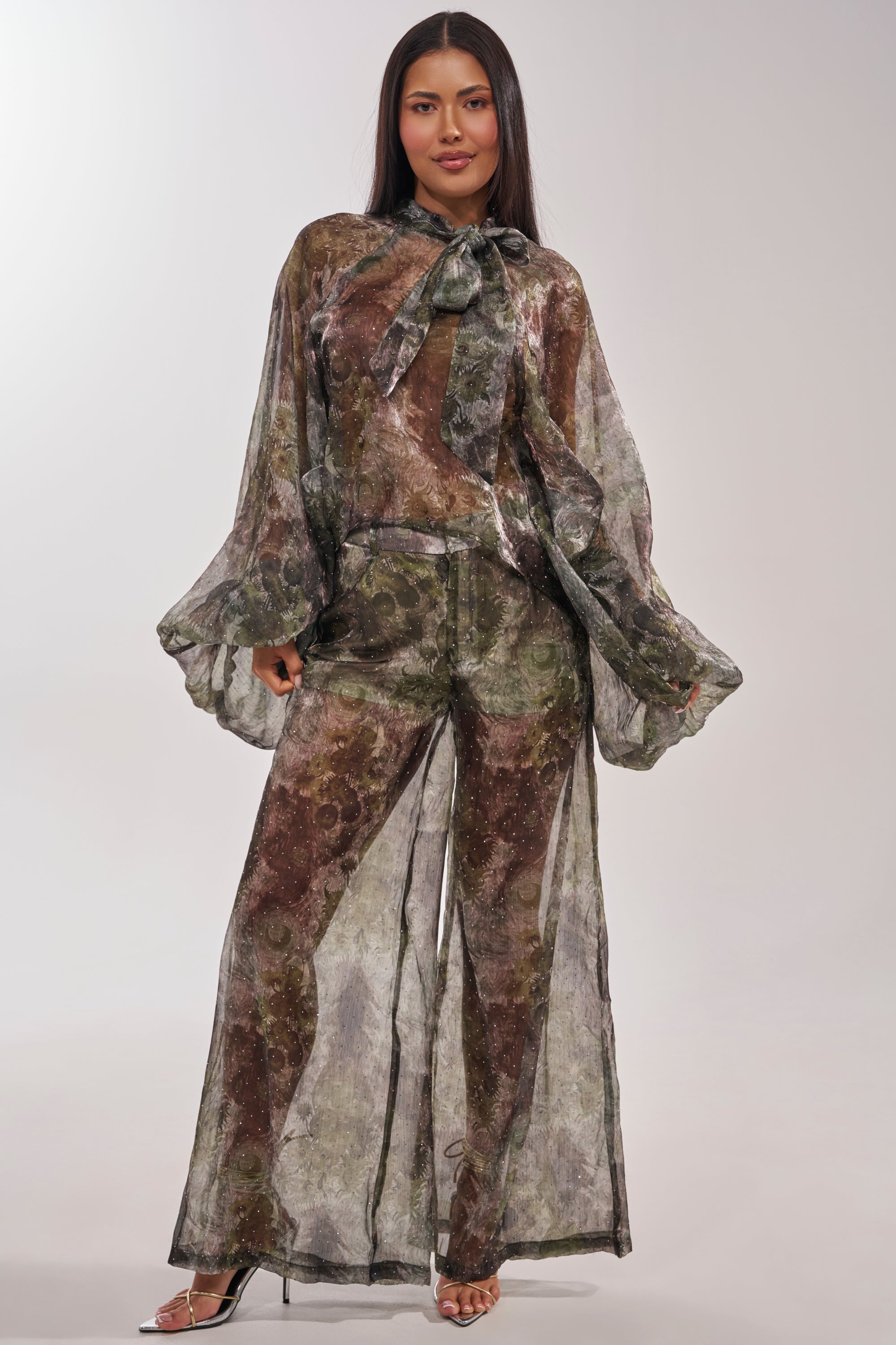 MYSTIQUE FLORAL CHIFFON PANT