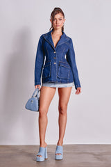 NINA DENIM BLAZER