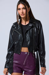 BUTTER LUXE EVERYDAY MOTO IN BLACK