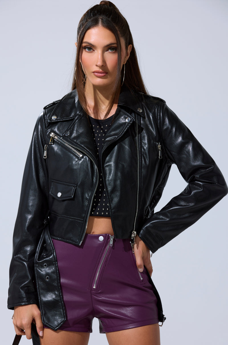BUTTER LUXE EVERYDAY MOTO IN BLACK