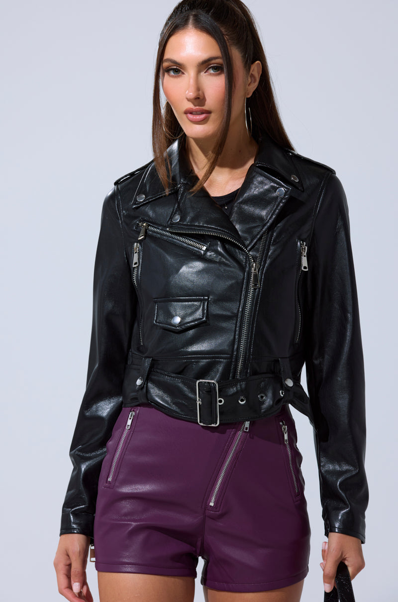 BUTTER LUXE EVERYDAY MOTO IN BLACK