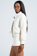 AURA WOVEN BOMBER