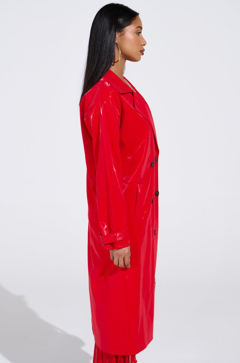 SPICY SWEET LIQUID VELVET TRENCH